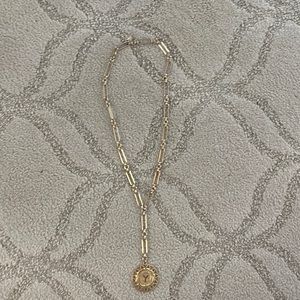 Brinker and Eliza In a New York Minute Necklace.